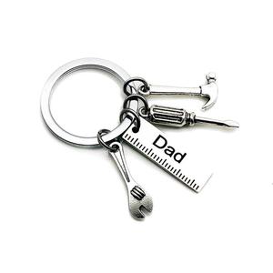 Llavero de Acero Inoxidable <span class=keywords><strong>para</strong></span> Papá, Abuelo, Día del Padre, Personalidad, Creatividad, Herramienta de Regalo, Regla, Destornillador, Llavero - Product Image 4