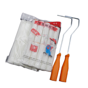 Len Hoặc Sợi Bông Chất Liệu 4 Inch Kích Thước Nhỏ Mô Hình Sơn Con Lăn Bộ Phận Bàn Chải Sơn Con Lăn - Product Image 6