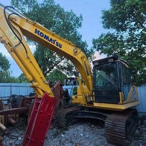 Excavatrice hydraulique sur chenilles Komatsu PC130 d'occasion de 13 tonnes avec peu d'heures de fonctionnement, adaptée à une utilisation agricole et domestique - Product Image 1