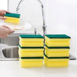 USA Mairun Heavy Duty Non-<b>Scratch</b> Eco-Friendly High Absorption Dish Sponge Scrub <b>Pads</b> for Kitchen & Car Use Rectangle Shape - Product Image 5