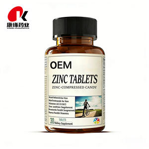 Tabletas <span class=keywords><strong>de</strong></span> Gluconato <span class=keywords><strong>de</strong></span> <span class=keywords><strong>Zinc</strong></span> <span class=keywords><strong>de</strong></span> Alta Potencia, Fórmula Diaria OEM, Certificadas por GMP e ISO9001 - Product Image 2