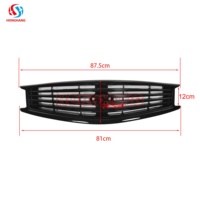 Grille avant ABS pour Infiniti G37 G25 Q40 berline 2010-2013, style maille sport Midnight