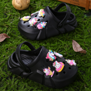 Unisex New Summer Garden EVA Clogs Jungen Mädchen Sneaker Flache Strands andalen Leichte Wassers chuhe für Kinder Bedrucktes Design Lässig - Product Image 4