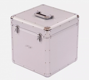 Estuche Rígido de Aluminio para Discos de Vinilo LP de 100 x 12 Pulgadas, Estilo <span class=keywords><strong>DJ</strong></span> - Product Image 1