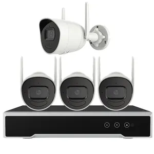 Hik Mini 4MP H.265 WiFiNVRキットホーム4CHワイヤレスCCTVシステム4PCS4MP弾丸セキュリティビデオ監視セット