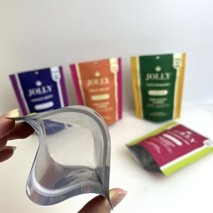 Sachets Mylar de 7 grammes de qualité alimentaire, refermables et anti-enfants, type Doypack, pour saveurs personnalisées, emballage de bonbons gélifiés comestibles infusés de 100 mg - Product Image 2