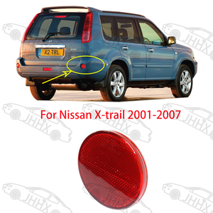 ไฟท้ายรถยนต์ ไฟสะท้อนแสงกันชนหลัง สำหรับรถยนต์นิสสัน เอ็กซ์เทรล ปี 2001 <span class=keywords><strong>2002</strong></span> 2003 2004 2005 2006 2007 ไฟท้าย ไฟเบรก - Product Image 1