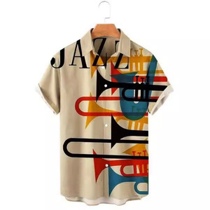 Camisa Casual de Moda con Estampado 3D Hawaiano, Playera de Manga Corta para Vacaciones en la Playa, Prenda Ligera y Transpirable para Hombre, Ropa de Verano - Product Image 3