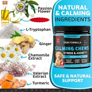 OEM Formula Only Natural Pet Relax Calming Support Soft Chews <span class=keywords><strong>pour</strong></span> chiens Soutien comportemental et favorise la relaxation et le confort - Product Image 3