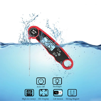 Termometer Dapur Digital Tahan Air, Pengukur Suhu Daging Bacaan Instan untuk Memasak, Memanggang, BBQ, Susu & Air