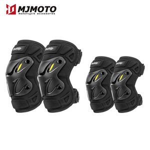 Motorfiets kniebeschermers en elleboogbeschermers motorcross bescherming motorrijden knie elleboog beschermende combo MTB fietsen schaatsen set - Product Image 1