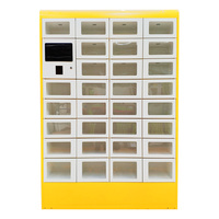 YinLong personnalisé intelligent en métal casier de stockage des aliments assemblé colis en acier serrure électronique étanche armoire chauffante réfrigérée