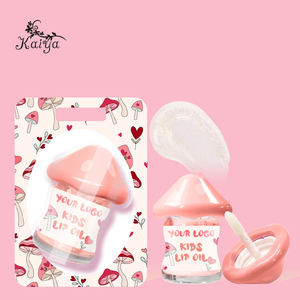 Logo personnalisé mignon champignon végétalien brillant à lèvres lèvres dodues cosmétique adoucir clair nourrissant l'humidité apaiser non collant enfants huile pour les lèvres - Product Image 3