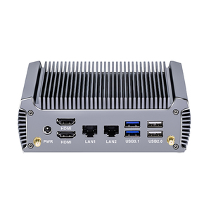 Factory Cheap Mini PC AMD R-yzen 7 4800U R5 <strong>4500U</strong> Gaming PC Fanless Computer Windows11 2 LAN Firewall Router 2*HDMI2.0 WiFi6 - Product Image 3