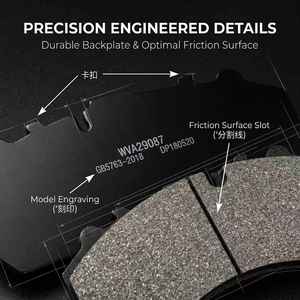 Pastillas de Freno de Alto Rendimiento OME para Autos Nuevos, Pastillas de Freno de Disco Cerámicas para Venta al Por Mayor - Repuesto - Product Image 5