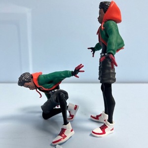 Modèle artisanal en PVC Miles Spider-Man, univers parallèle, emballage en boîte couleur, vente en gros - Product Image 2