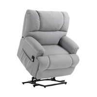 Fauteuil inclinable Okin surdimensionné à prix d'usine, en tissu de qualité, avec fonction de relaxation complète et alimentation électrique