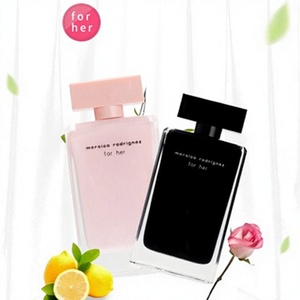 Commerce extérieur transfrontalier Naxisu pour femme, parfum en flacon noir, musc rose, orchidée florale, spray 100ml, vente en gros - Product Image 1