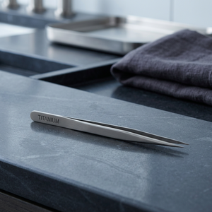 S129B1 Titanium Jewelry Tweezers XF Extra Fine Pointed Tip Gemstone <b>Pick</b> <b>Up</b> Forceps for Watchmaking Diamond Bench <b>Tool</b> - Product Image 2