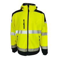 Nouvelle taille personnalisée pour hommes, vêtements de travail extensibles, veste de sécurité, uniformes de construction Hivis, imperméable et fluorescent