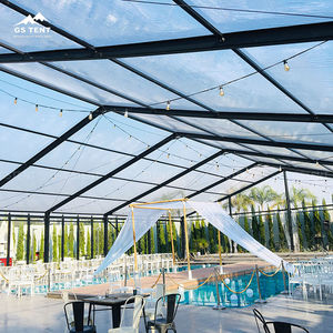 Tentes de réception de luxe blanches pour mariages en plein air, grandes tentes transparentes 20x30 20x40, <span class=keywords><strong>chapiteau</strong></span> pour événements et fêtes, fabriquées en Chine - Product Image 2