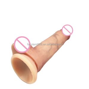 Realistische Beweegbare Dildo 'S Dubbellaags Siliconen Anale Dildo Met Glijdende Voorhuid Volwassen Seksspeeltjes Voor Vrouwen Mannen Vaginale G-Spot - Product Image 2