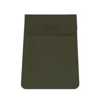 Funda para portátil de PU con etiqueta en relieve para 13-14 pulgadas, bolsa para computadora ultradelgada, ligera y resistente a salpicaduras para el viaje diario