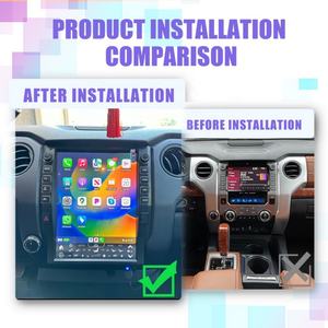 วิทยุติดรถยนต์ขนาด 13 นิ้ว สำหรับ Toyota Tundra ปี 2014-2021 จอแนวตั้ง เครื่องเล่นมัลติมีเดียพร้อมระบบนำทาง GPS ระบบ Android 12 - Product Image 2