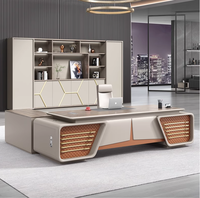 Bureau de direction moderne Bureau de direction Patron Chef de direction Bureau d'ordinateur de luxe Table de bureau pour mobilier de bureau personnalisé