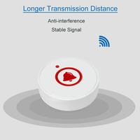 Système de téléavertisseur sans fil pour restaurant, téléavertisseur client, récepteur de montre-bracelet étanche et boutons d'appel longue distance, émetteur