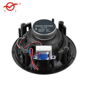 <span class=keywords><strong>YATAO</strong></span> Fabrication OEM Haut-parleur mural et de plafond pour la maison 6w 10w Système de sonorisation Boîtier rond en aluminium sans cadre Haut-parleur de plafond de 6 pouces - Product Image 2