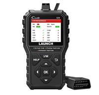 Escáner OBD2 LAUNCH CR529, Lector de Códigos de 12V con Función Completa, 10 Modos de Prueba OBDII y Diagnóstico I/M con un Clic