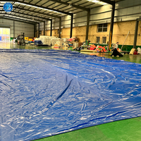 Bâche en PVC imperméable, résistante, sur mesure, pour chantier de construction, matériaux et équipements de construction