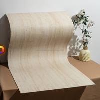 Panneau de béton de ciment Mcm Panneaux de revêtement intérieur souple Mur extérieur Pierre artificielle flexible Panneau mural en travertin Mcm