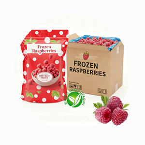 IQF Organic granel framboesas frutas congeladas de preço - Product Image 1