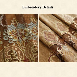 <span class=keywords><strong>Tende</strong></span> Turche di Lusso Pronte all'Uso <span class=keywords><strong>con</strong></span> Motivi Floreali Ricamati per Finestre e Pareti - Product Image 6
