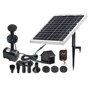 Solar Fountain Pump 15W With Remote Control For Garden Landscape Outdoor Water Feature - Product Image 1