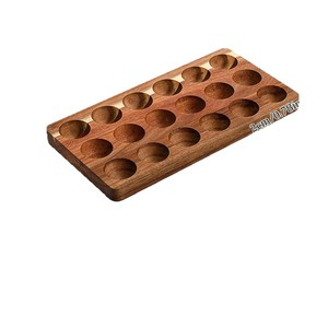 Wooden Egg Tray For <b>Refrigerator</b> Freshness Preservation Non Toxic Multi Compartment Egg Storage Rack Cao County Origin - Product Image 2
