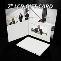 Livre numérique 4.3 "5" 7 "10 pouces TFT LCD écran vidéo brochure papier pour voeux cadeau Invitation carte de visite le plus populaire