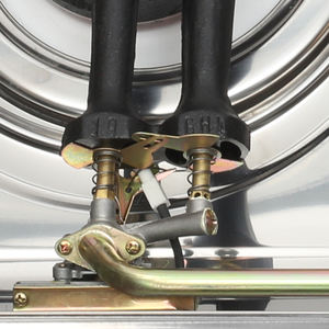 Cuisinière à <span class=keywords><strong>gaz</strong></span> portable 3 brûleurs en acier inoxydable de haute qualité avec têtes de brûleur en fonte pour usage domestique et en camping-car, idéale pour le marché du Moyen-Orient - Product Image 6