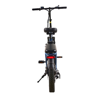 Vélo électrique pliable tout-terrain JUNFU FB21 avec moteur de moyeu arrière sans balais 250W-500W, batterie au lithium 48V 18Ah, cadre en aluminium et pneus larges - Product Image 6