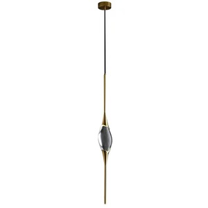 Lampadario Creativo <span class=keywords><strong>a</strong></span> <span class=keywords><strong>Goccia</strong></span> d'Acqua in Rame Nero, Dimmerabile, Piccolo Lampadario per Decorazione Domestica - Product Image 6