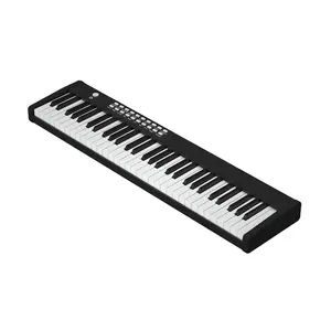 Instrumento musical multifuncional, 61 teclas, piano digital, teclado de orgão eletrônico