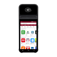 Terminal de Pago POS Portátil con Android 12, Impresora Térmica de 58 mm, Escáner de Códigos de Barras 2D y Reconocimiento de Huellas Dactilares de Alta Calidad