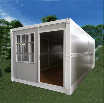 Extended Prefabricated Foldable Living Shipping Container Homes 20ft 40ft Flat Pack Container Cabin House