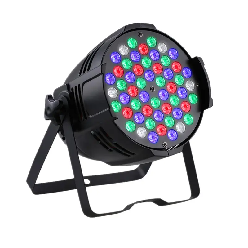 Lincai sahne aydınlatma 54x3w RGBW led par ışık dmx 512 kontrol profesyonel aydınlatma