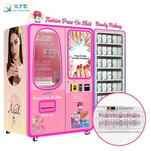 Shopping Mall pink Combo Printer Machine Smart Press-on <b>Nail</b> & Beauty Vending Machines for Retail Items Cosmetics - Product Image 4