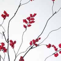 YL Kunstmatige Fruit Kerst Huis Hotel Feest Decoratie Schuim Gesimuleerde Bloem Bes Trossen Felle Bed Fruit Kunstbloemen