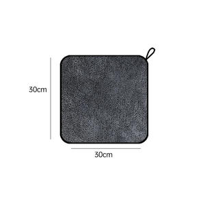 Grande serviette de séchage pour voiture en microfibre à boucles torsadées, écologique, hypoallergénique, séchage rapide, tissu d'entretien automobile avec technique de tricot - Product Image 5