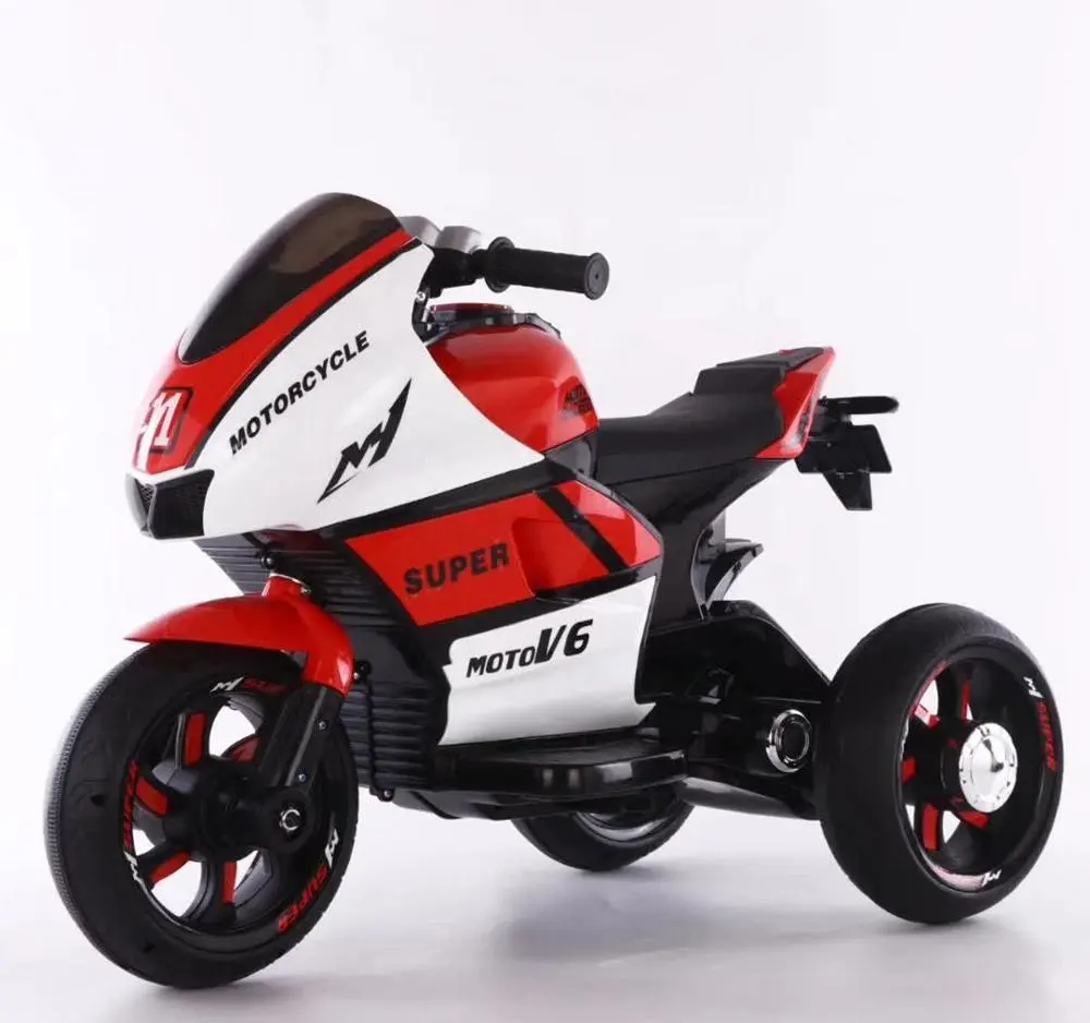 Fashion Bike 5188 Hand Race Kids Ride on Toy Car Battery Big Comfortable Seat Plastic with Battery Power Electric Cycle 1pcs/ctn